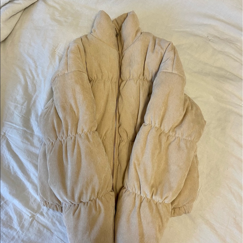 Corduroy Puffer Jacket